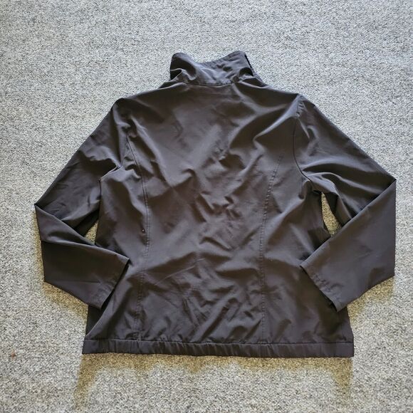 Chicos Zenergy Jacket 2 Womens Large Black Long Sleeve Button Lightweight Casual - Picture 8 of 9